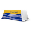 6' - 8' Convertible Throw, White, Dye-Sublimation, Front Panel